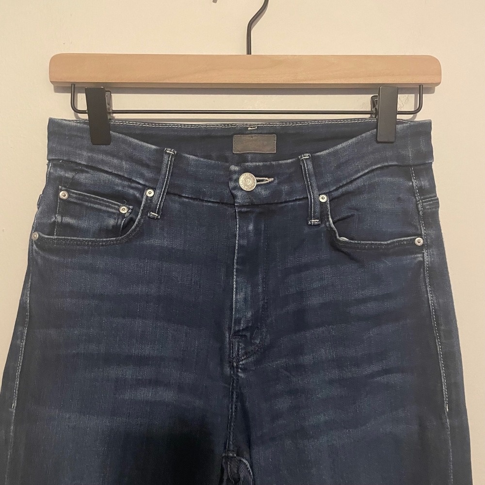 Mother jeans High Waisted‎ Looker Ankle Fray Tonuge and Chic 25 denim Classic - Picture 4 of 9